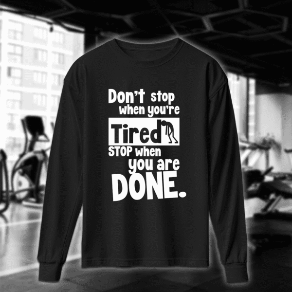 Stop When You Are Done