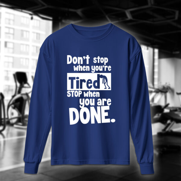 Stop When You Are Done