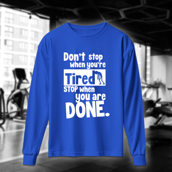 Stop When You Are Done