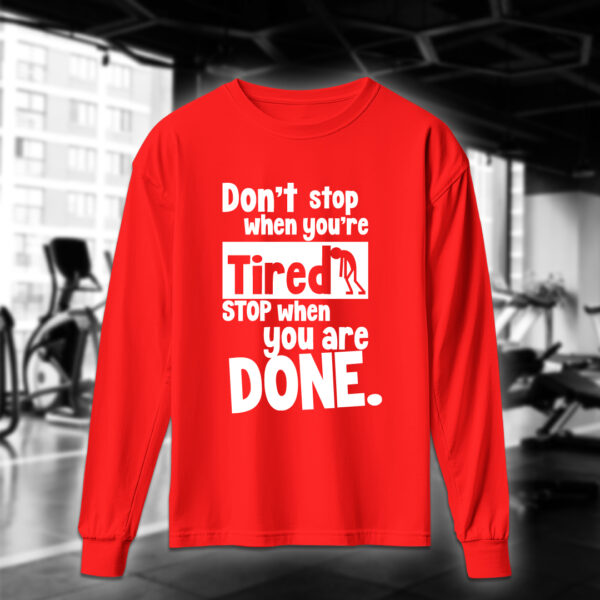 Stop When You Are Done