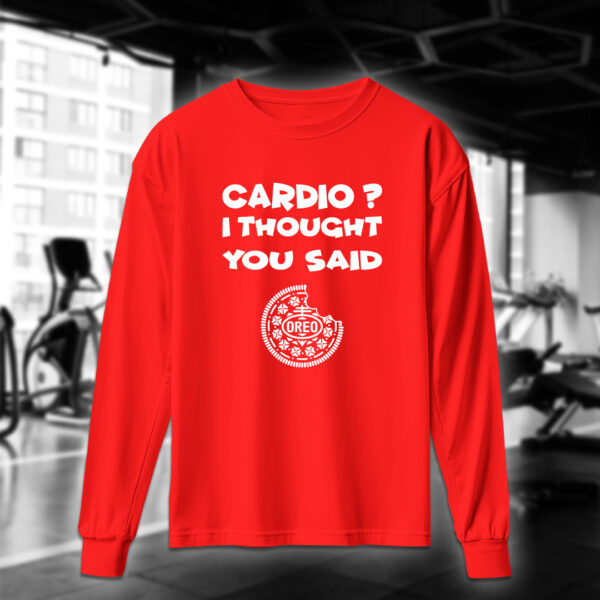 Cardio? I thought you said Oreo