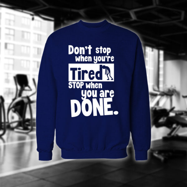 Stop When You Are Done