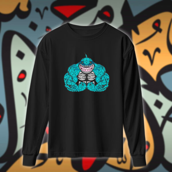 حوت مجسم بالاحرف العربية