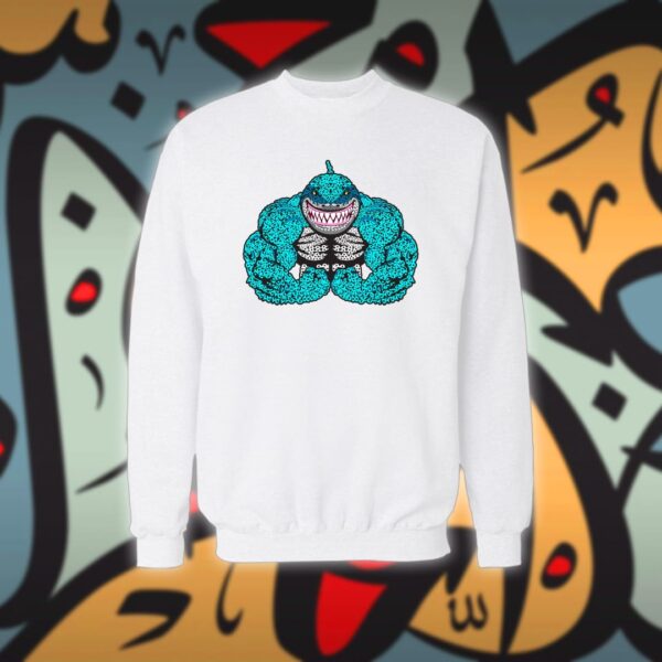 حوت مجسم بالاحرف العربية