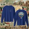 8-longsleeve-navy شعار الكويت بالأحرف العربية - جهتين
