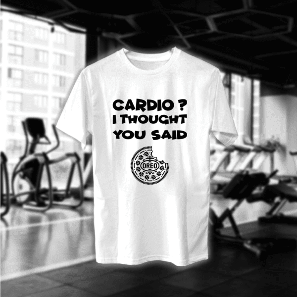 Cardio? I thought you said Oreo