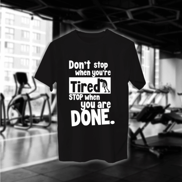 Stop When You Are Done