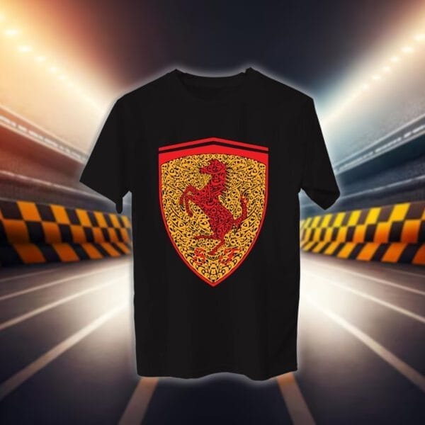 شعار فيراري بالأحرف العربية - سيارات