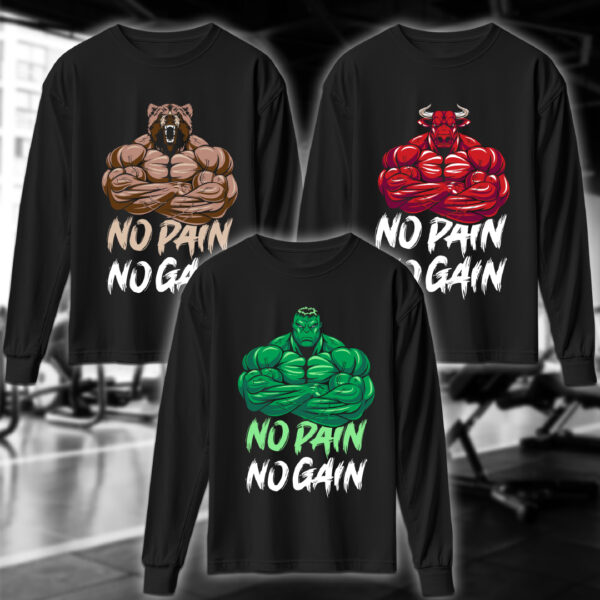 No Pain No Gain LS عرض