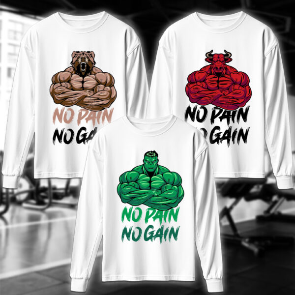 No Pain No Gain LS عرض
