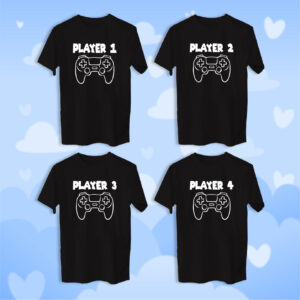 Player 1, 2, 3 and 4