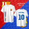 شعار برشلونة مع اسم ورقم