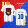 Barca مع اسمك ورقمك